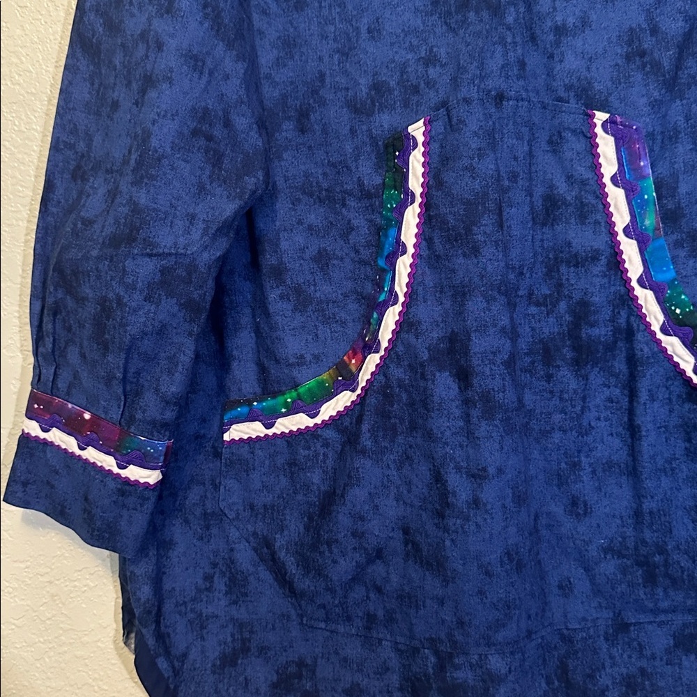 Made by Theresa Alaska Native Kuspuk Qaspeq Cotton EUC L - Picture 3 of 6